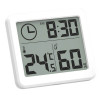 Digital Table Clock with Temperature & Humidity Sensor- Automatic Real-Time Monitoring with Large LCD Screen